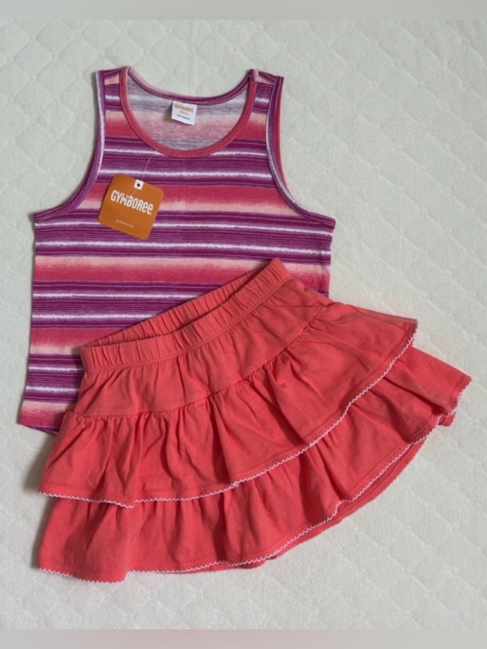 Gymboree | Orange Pink Top and Skort Bundle | 4